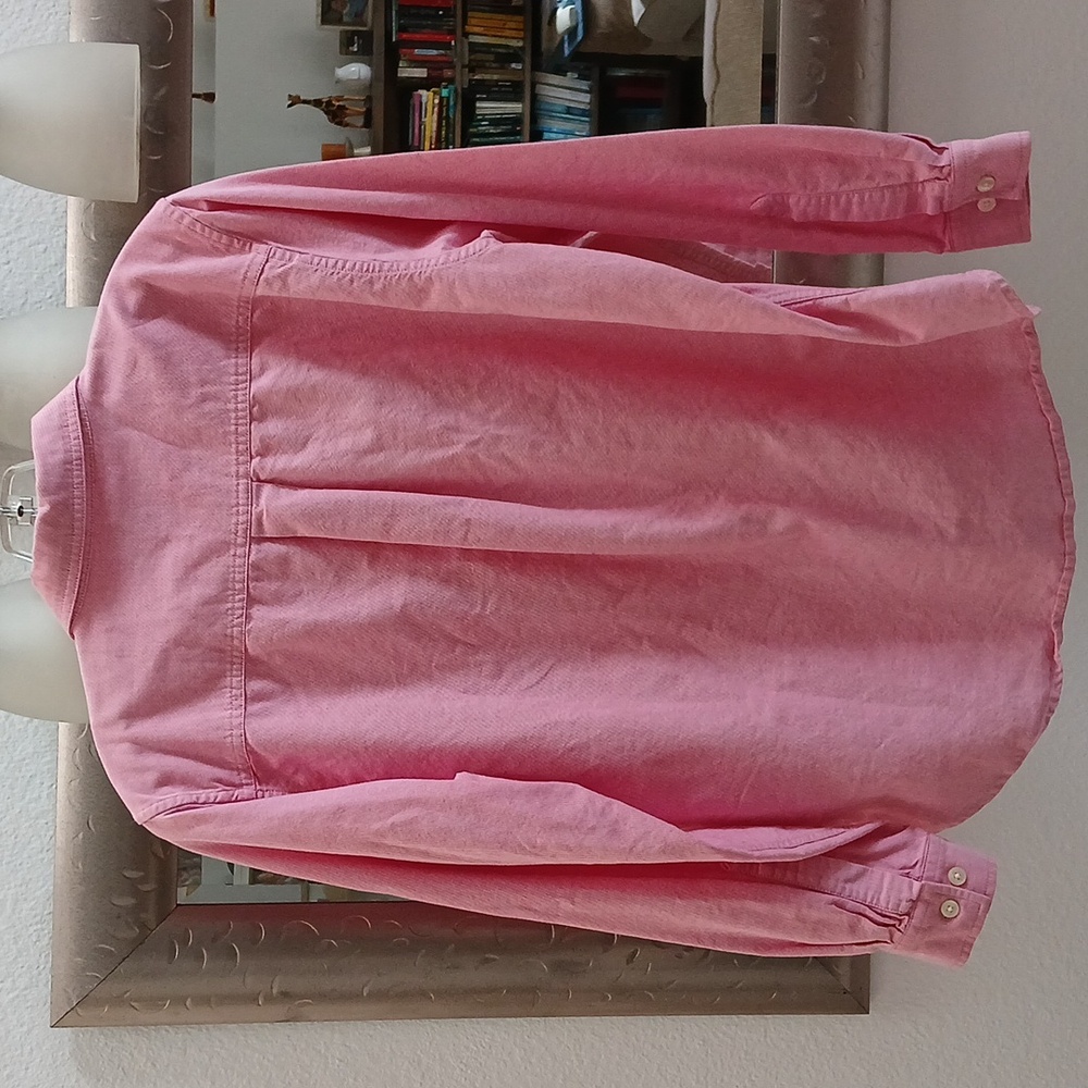 LL Bean Pink Oxford Button Down - Picture 5 of 7